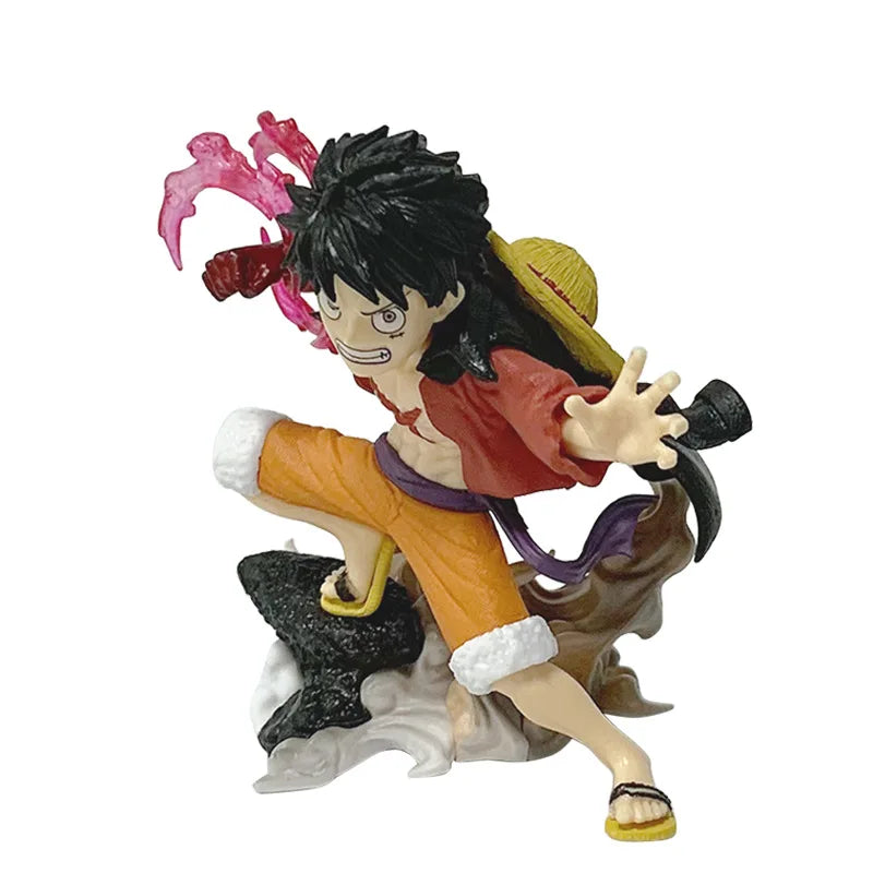 One Piece Luffy Figures: Flowing Cherry Sakura Model
