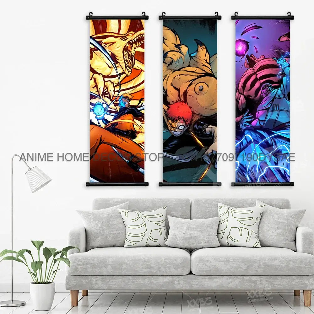 Naruto Posters: Anime Hanging Scroll Wall Art Decor