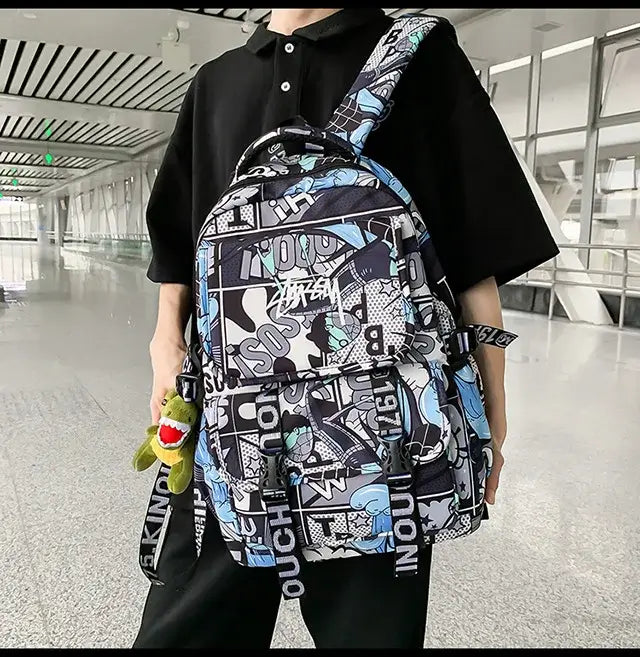 One Piece Luffy Backpack: High-Capacity Anime School Bag