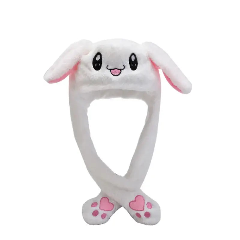Anime Bunny Hat Plush Cosplay – Glowing Ear Jumping Plush