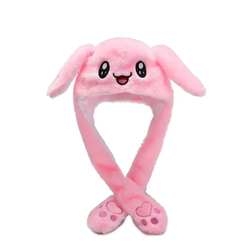 Anime Bunny Hat Plush Cosplay – Glowing Ear Jumping Plush