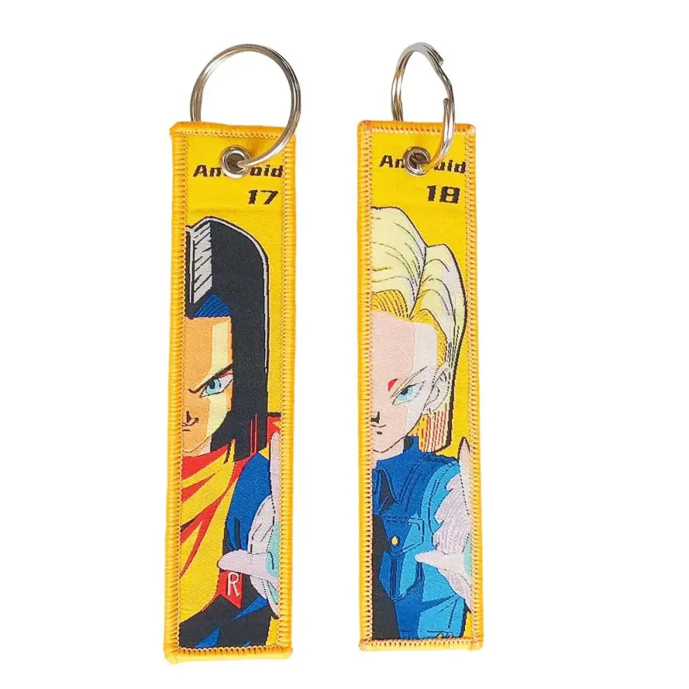 Anime Cartoon Embroidery Key Fob – Key Tag Keychain