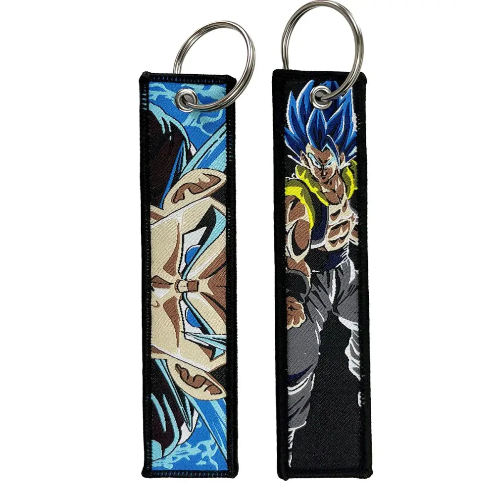 Anime Cartoon Embroidery Key Fob – Key Tag Keychain