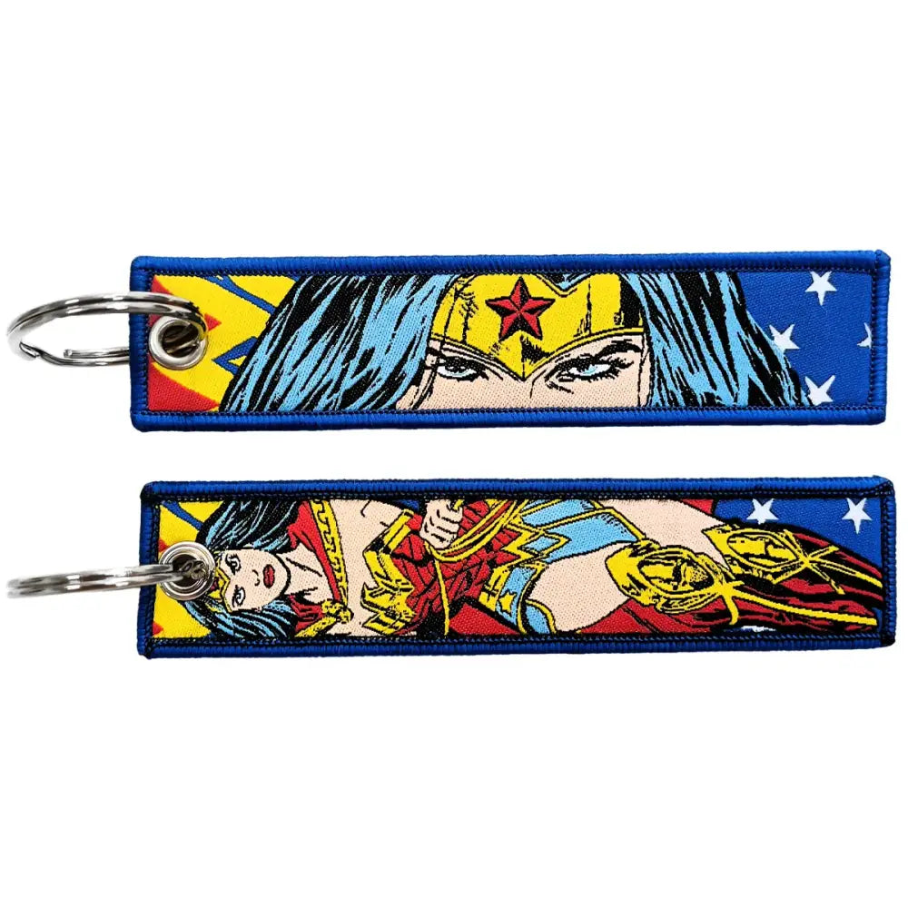Anime Cartoon Embroidery Key Fob – Key Tag Keychain