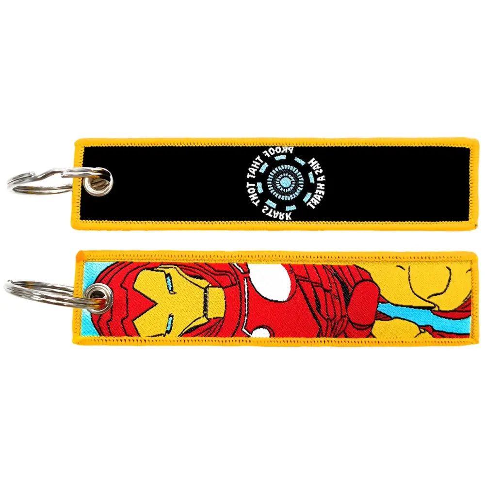 Anime Cartoon Embroidery Key Fob – Key Tag Keychain