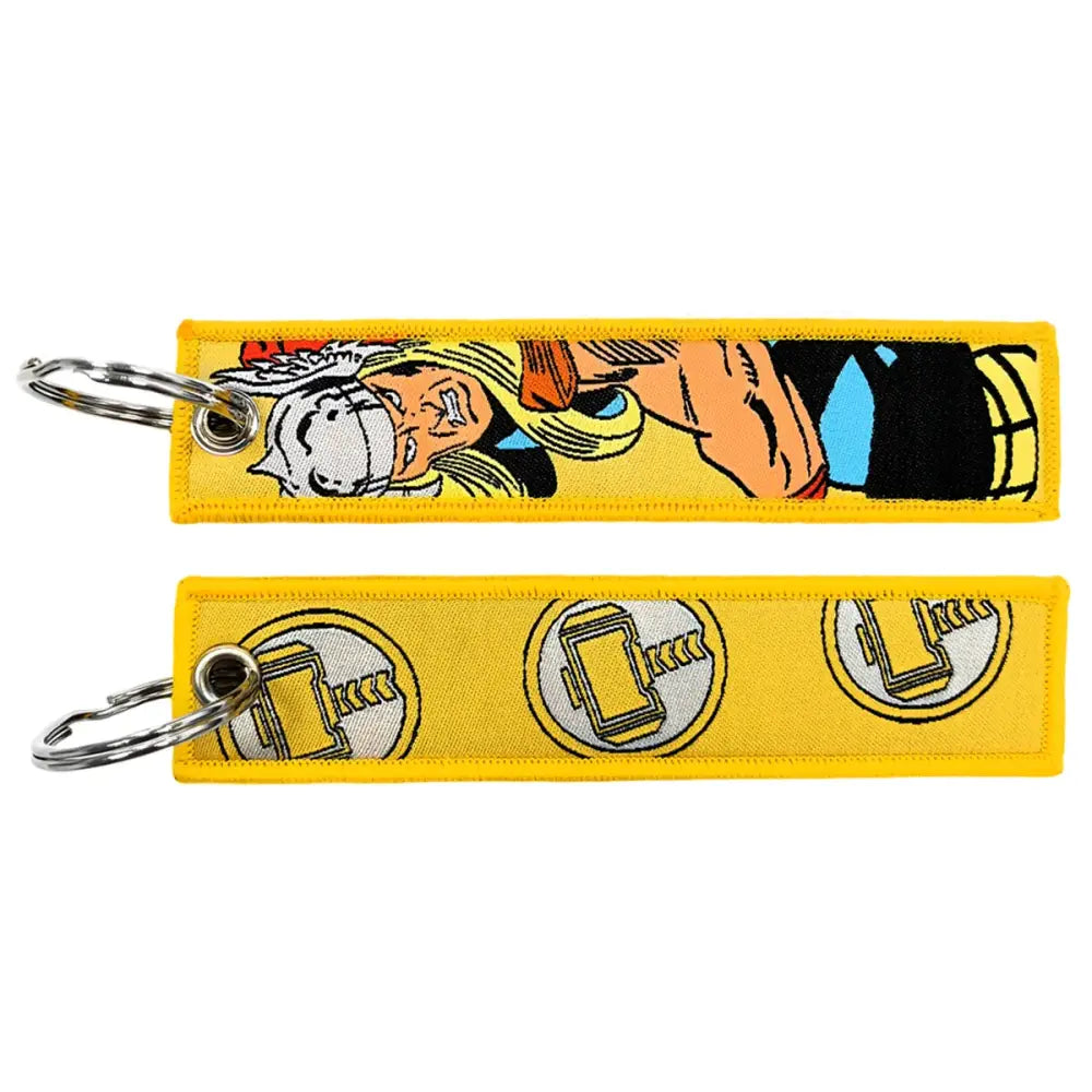 Anime Cartoon Embroidery Key Fob – Key Tag Keychain