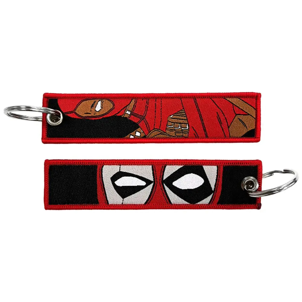 Anime Cartoon Embroidery Key Fob – Key Tag Keychain