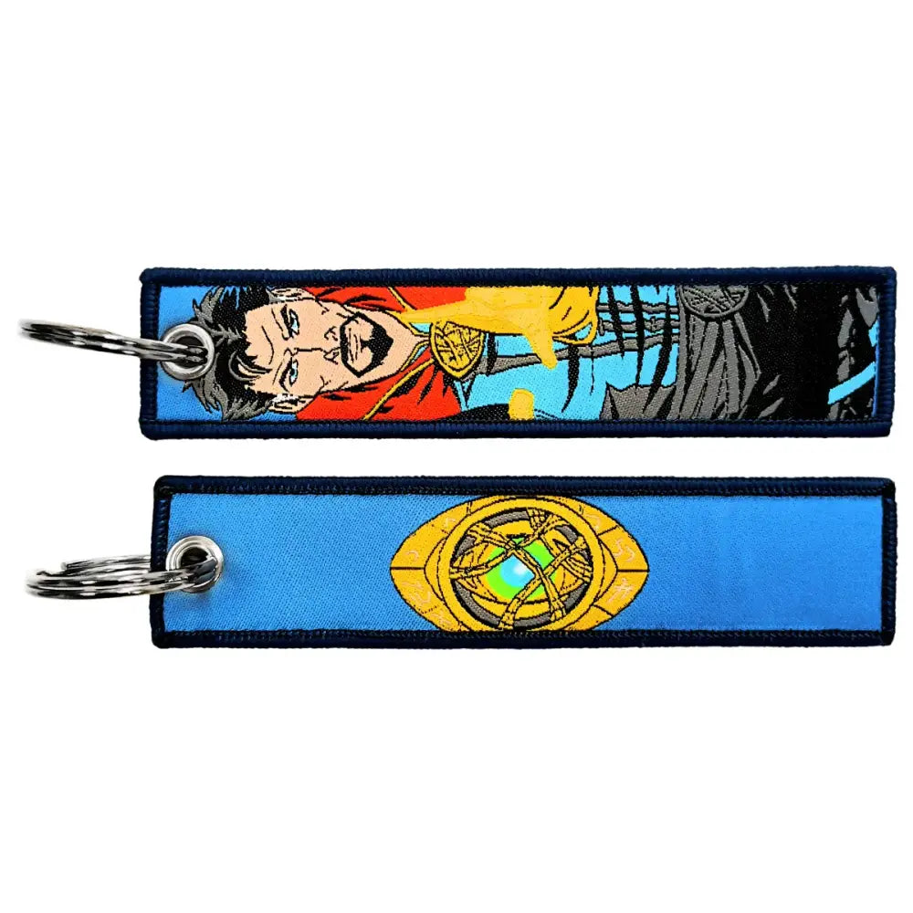 Anime Cartoon Embroidery Key Fob – Key Tag Keychain