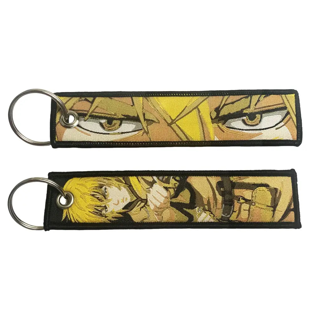 Anime Cartoon Embroidery Key Fob – Key Tag Keychain