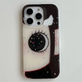 Anime Girl Glittering Eyes Phone Case – Bling Back Cover