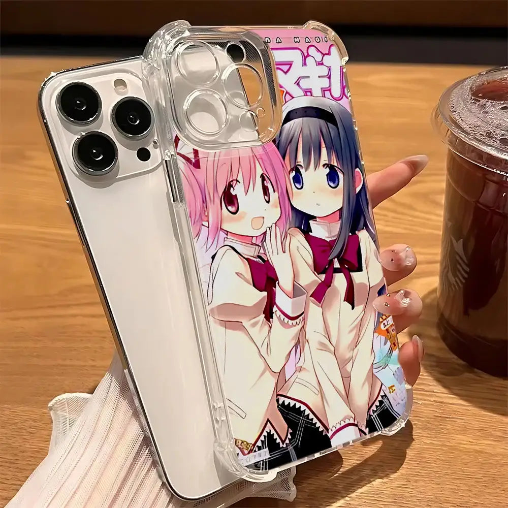 Anime Girl Samsung Phone Case – Korean Style TPU Cover