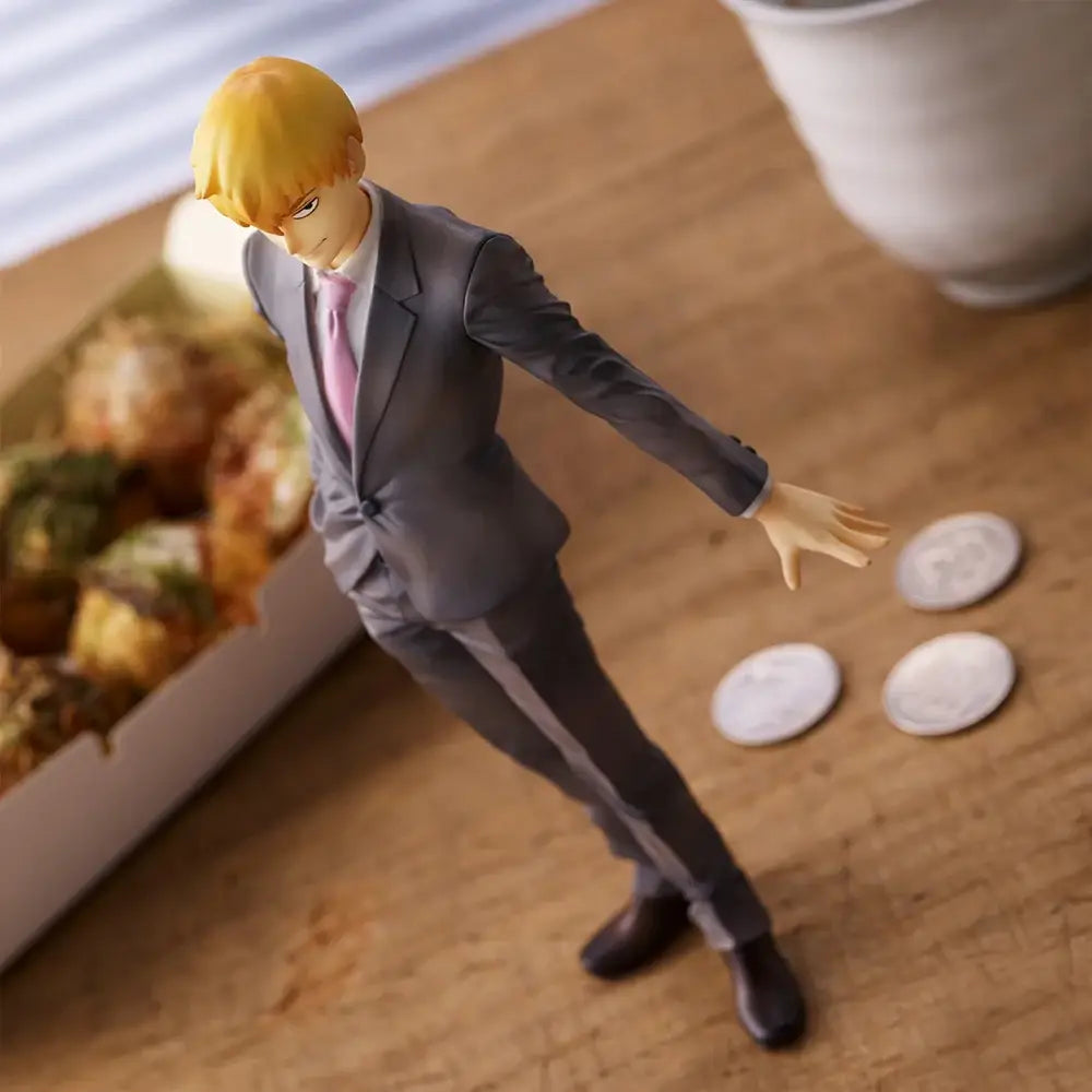 Anime Kageyama Shigeo Figure Reigen Arataka Action Figures PVC Model Desktop Ornaments Reigen Arataka Figurine Child Toy Gifts