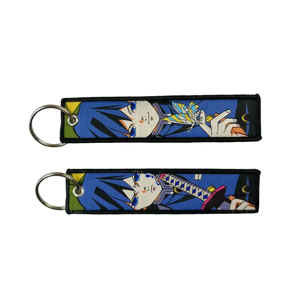 Anime Lock Keychain – Embroidered Jet Tag