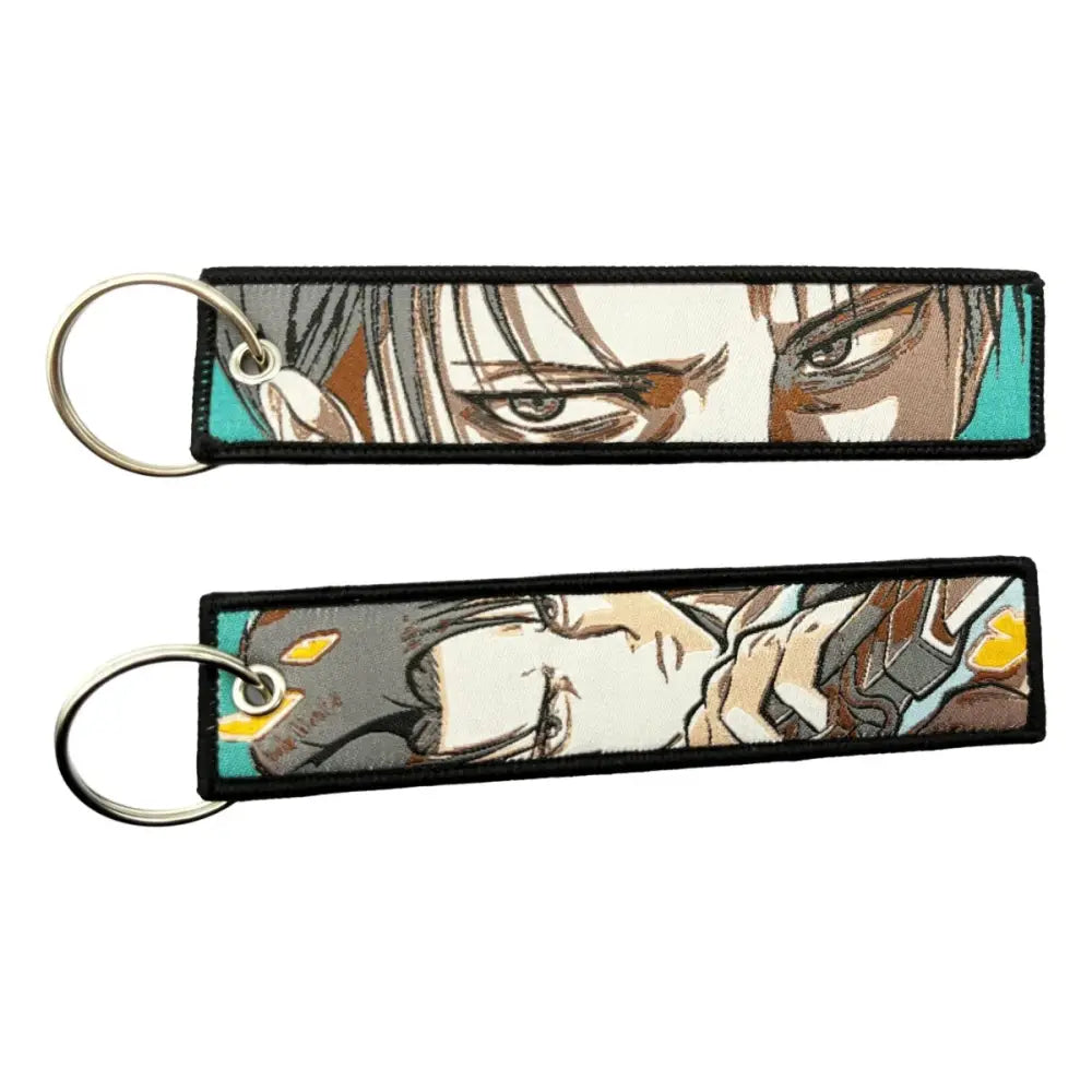 Anime Lock Keychain – Embroidered Jet Tag