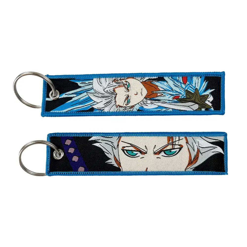 Anime Lock Keychain – Embroidered Jet Tag