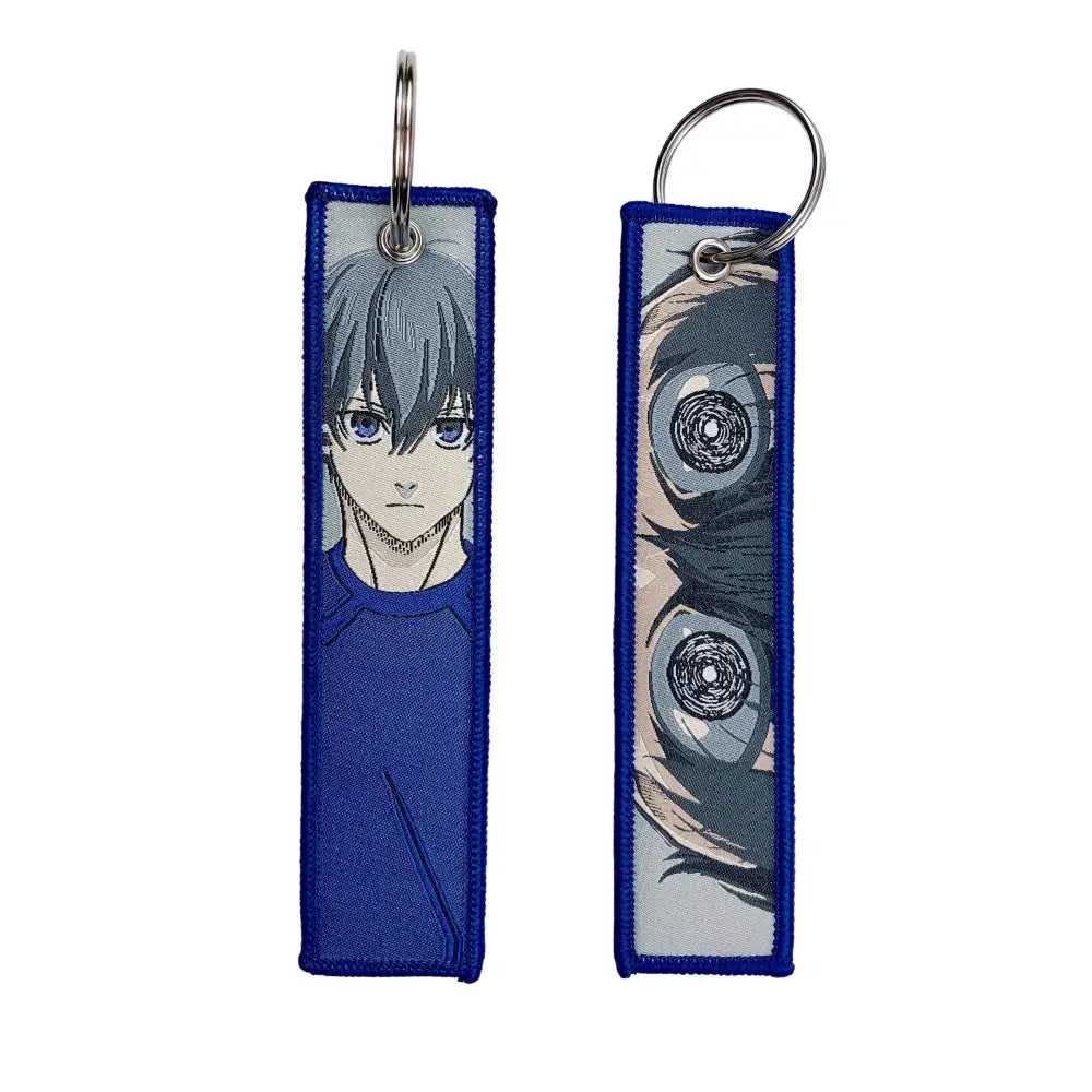 Anime Lock Keychain – Embroidered Jet Tag