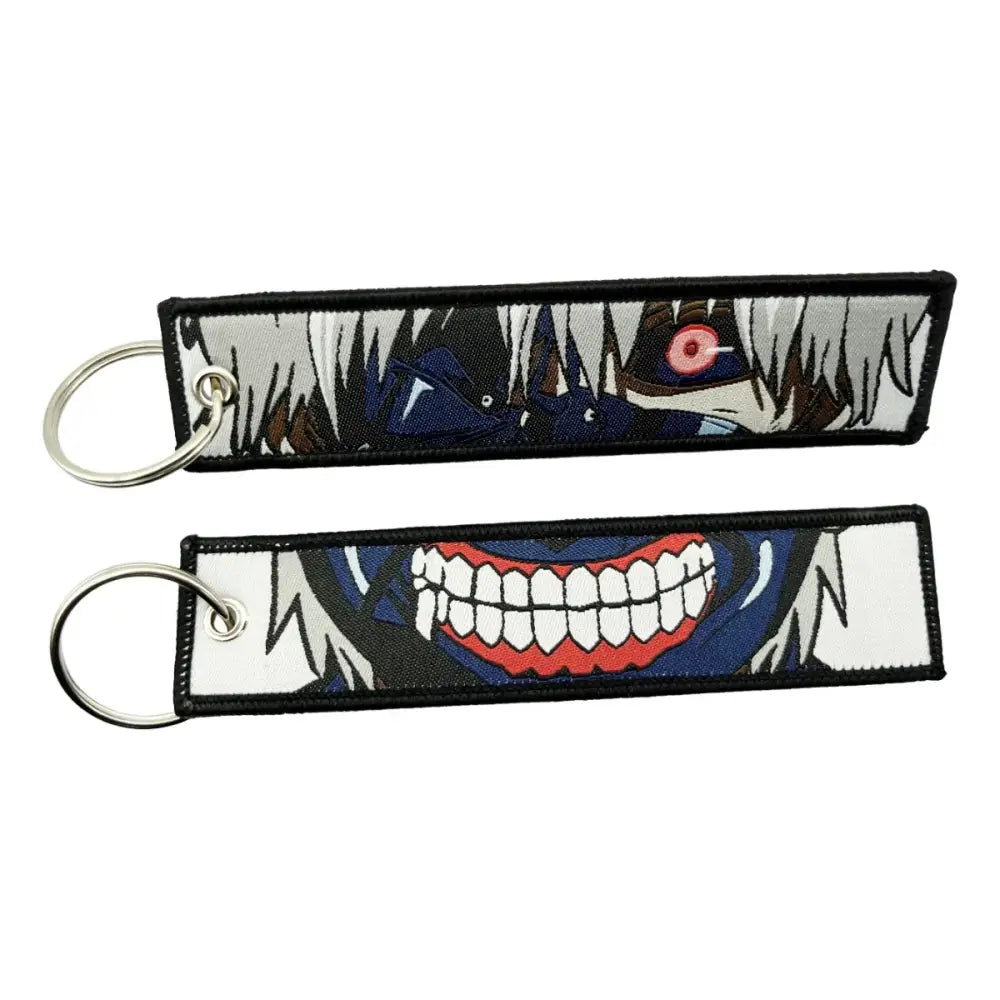 Anime Lock Keychain – Embroidered Jet Tag