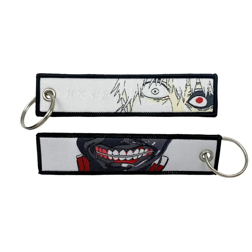 Anime Lock Keychain – Embroidered Jet Tag