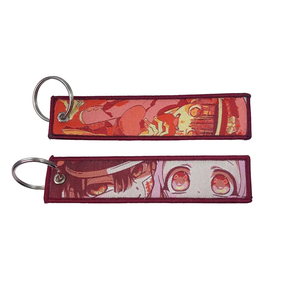 Anime Lock Keychain – Embroidered Jet Tag