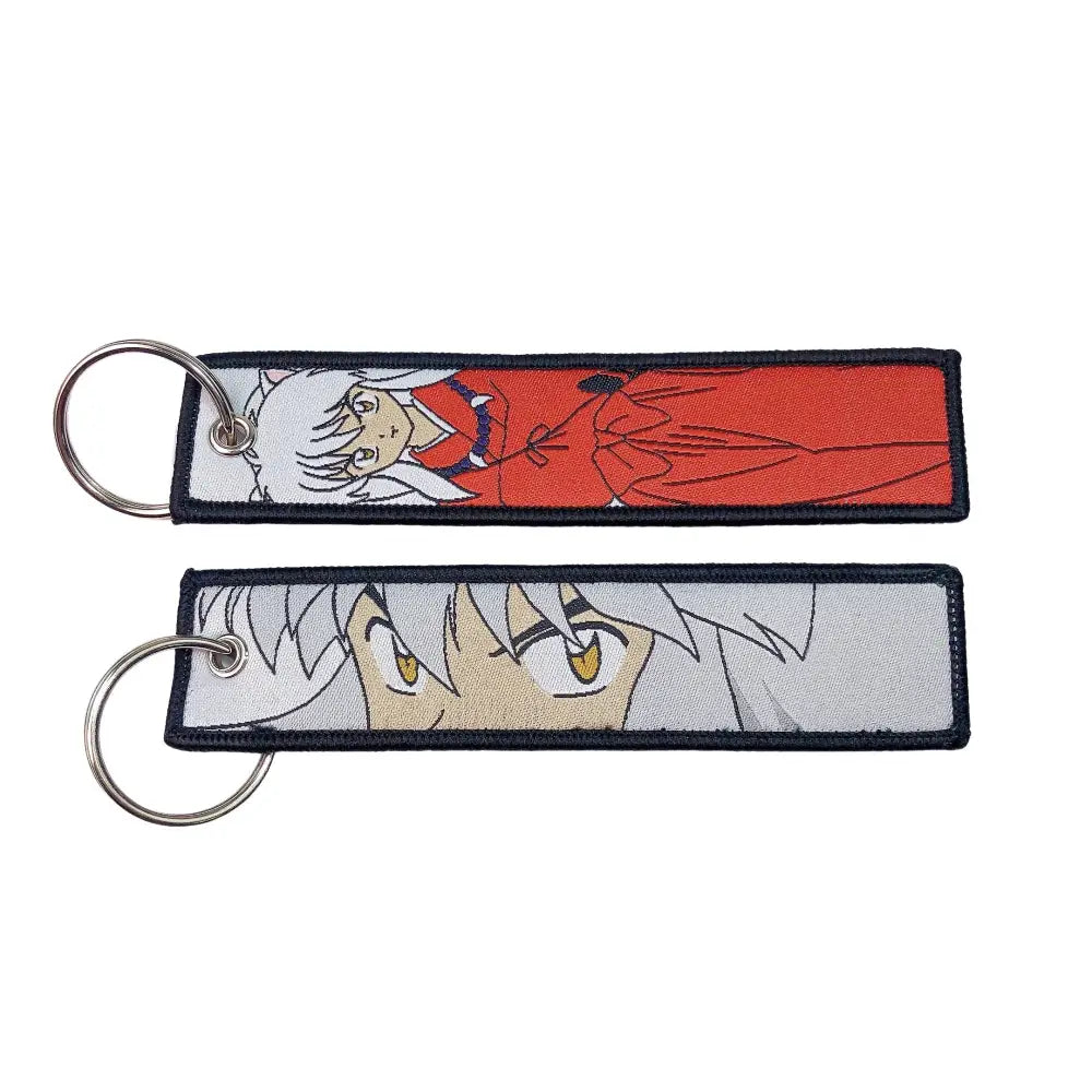 Anime Lock Keychain – Embroidered Jet Tag