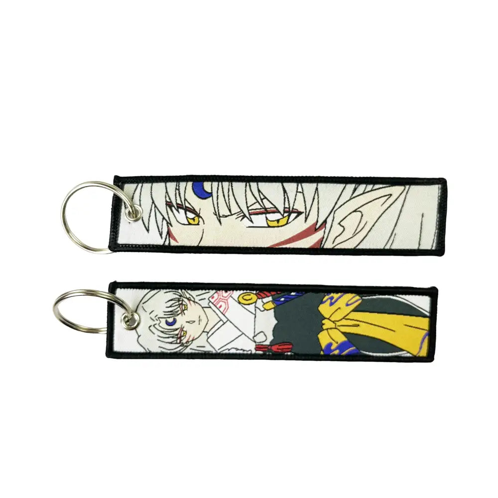 Anime Lock Keychain – Embroidered Jet Tag
