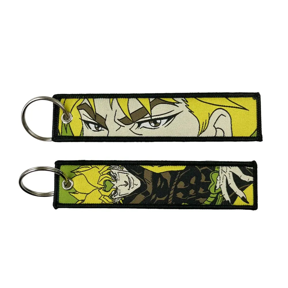 Anime Lock Keychain – Embroidered Jet Tag