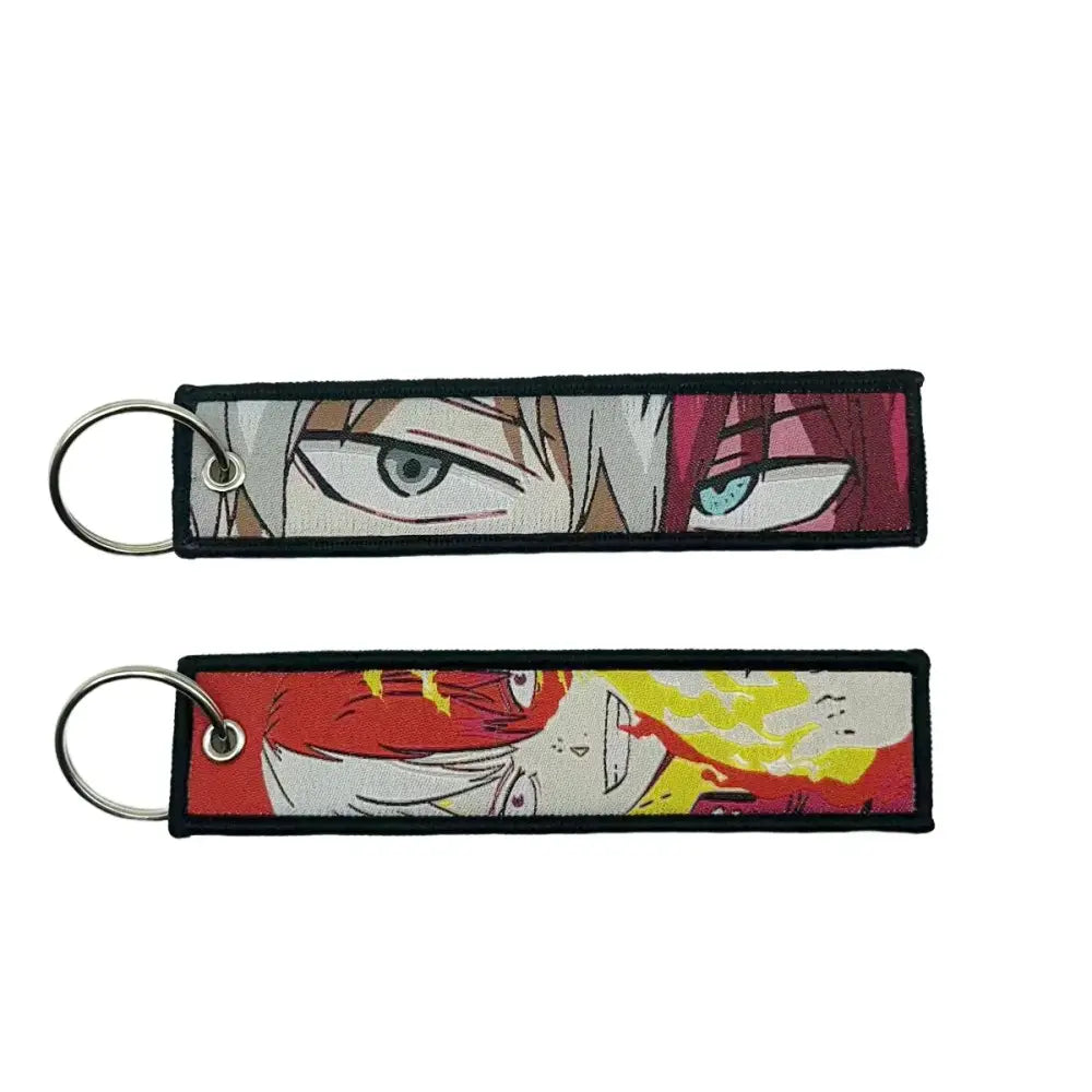 Anime Lock Keychain – Embroidered Jet Tag