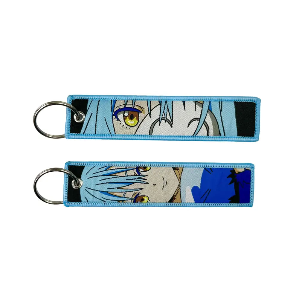 Anime Lock Keychain – Embroidered Jet Tag