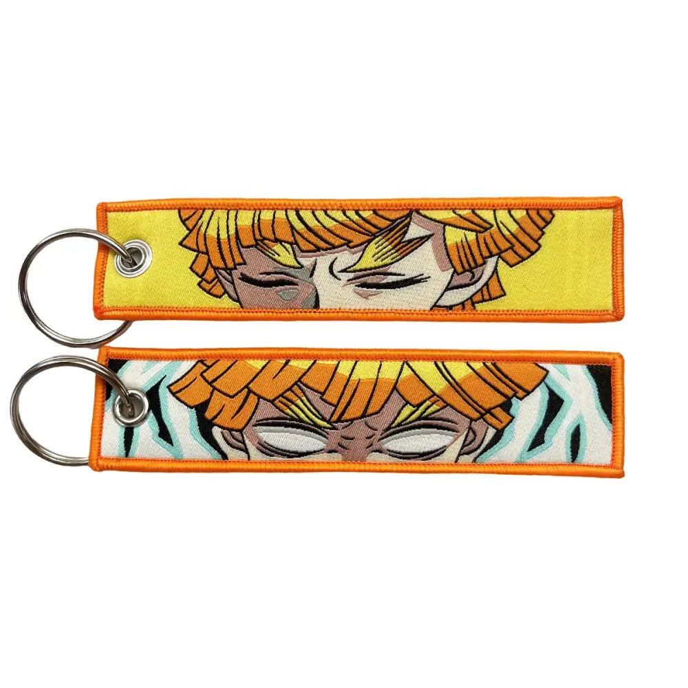 Anime Lock Keychain – Embroidered Jet Tag