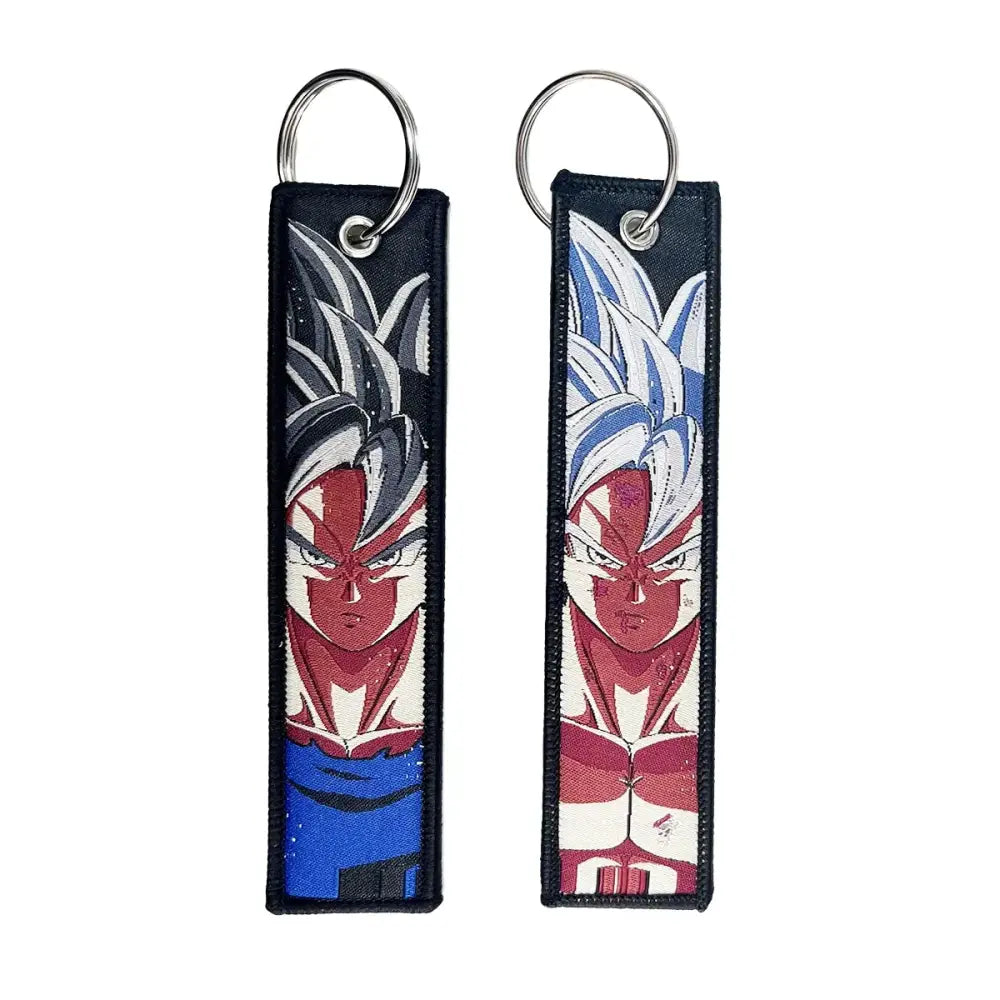 Anime Lock Keychain – Embroidered Jet Tag