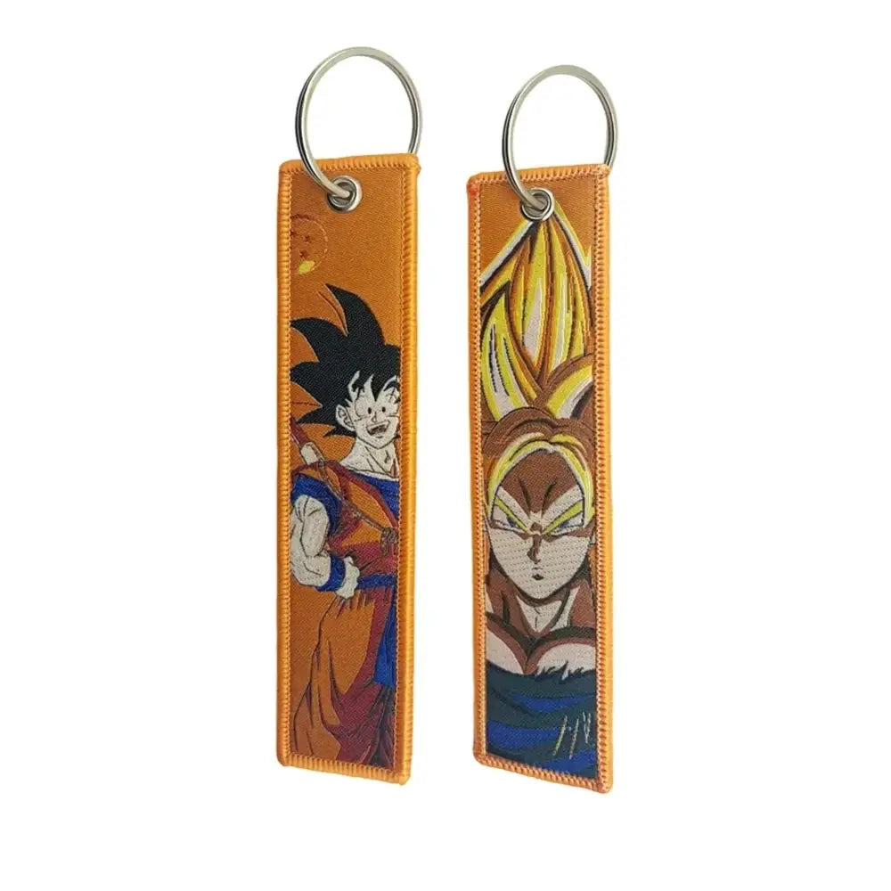 Anime Lock Keychain – Embroidered Jet Tag
