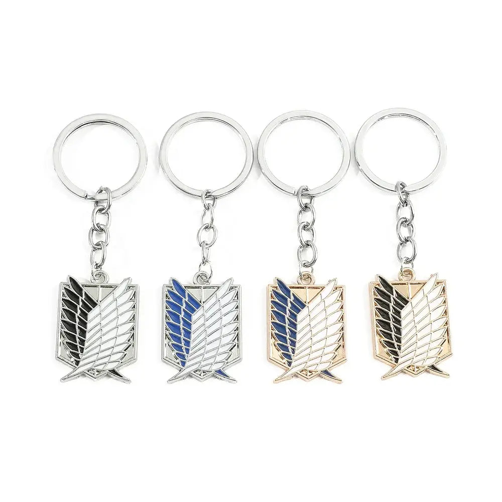 Attack on Titan Scout Regiment Pin Keychain – Enamel Badge