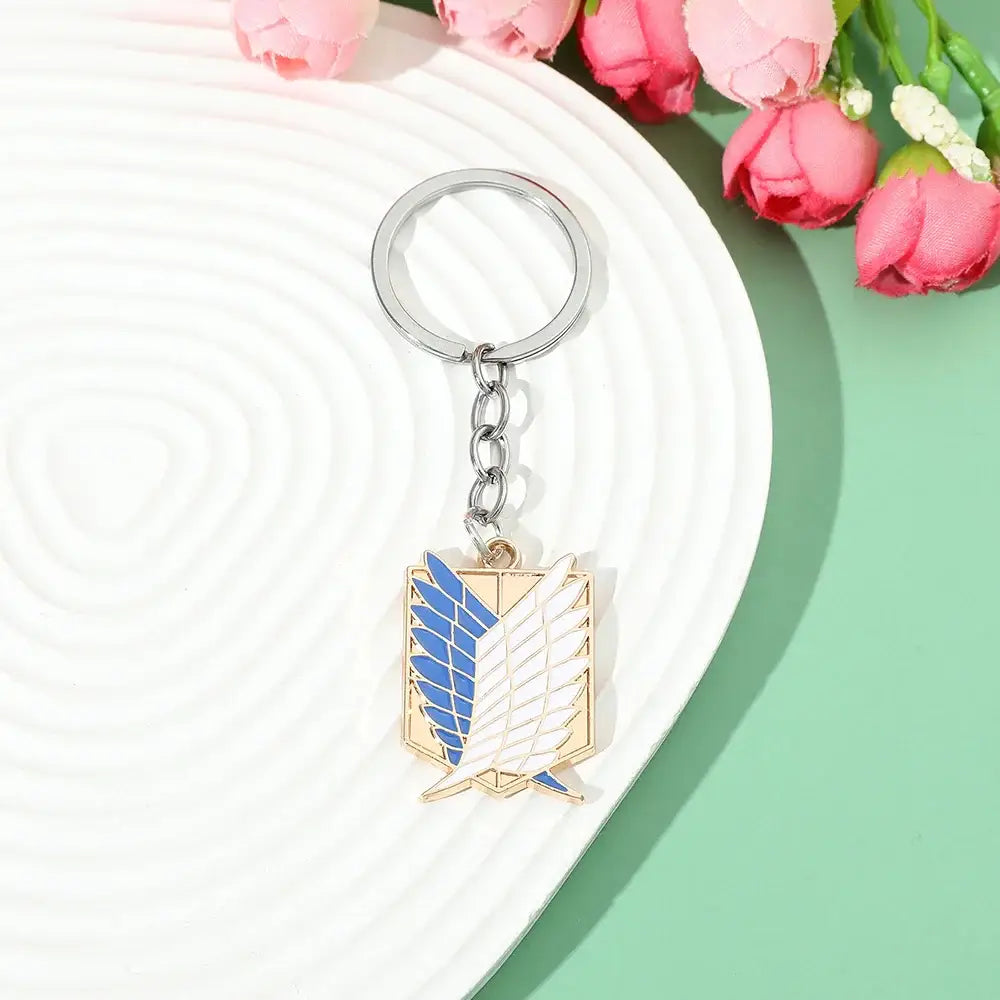 Attack on Titan Scout Regiment Pin Keychain – Enamel Badge