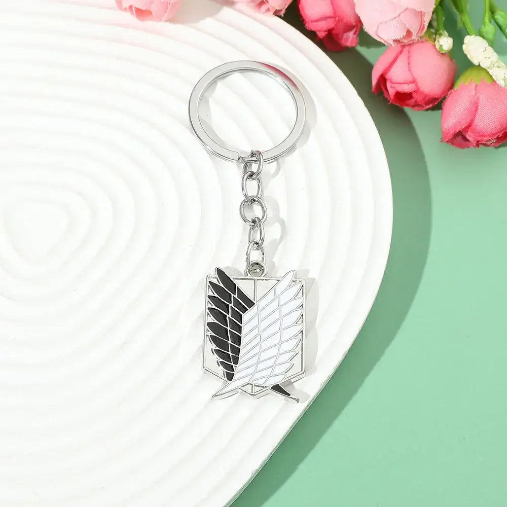 Attack on Titan Scout Regiment Pin Keychain – Enamel Badge