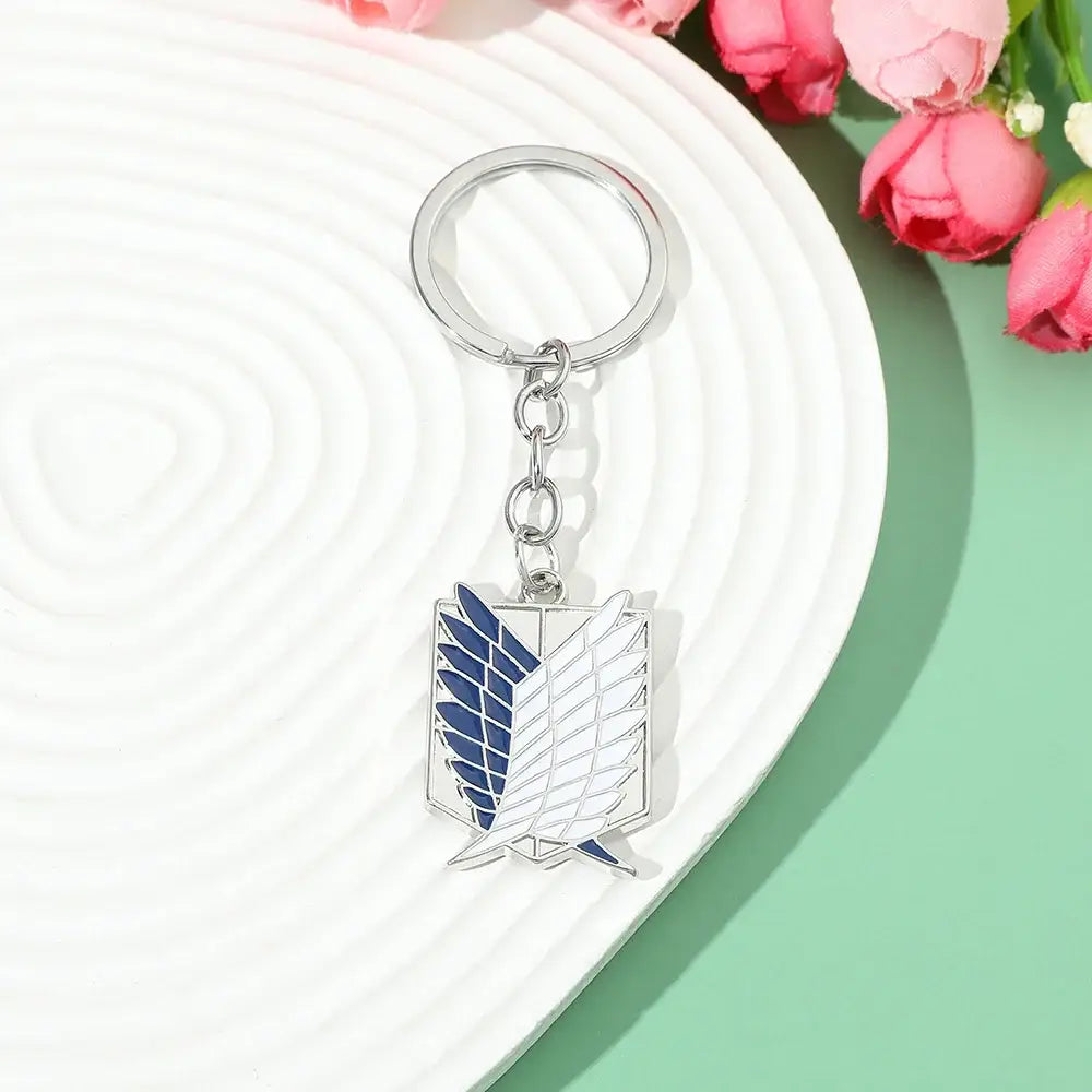 Attack on Titan Scout Regiment Pin Keychain – Enamel Badge