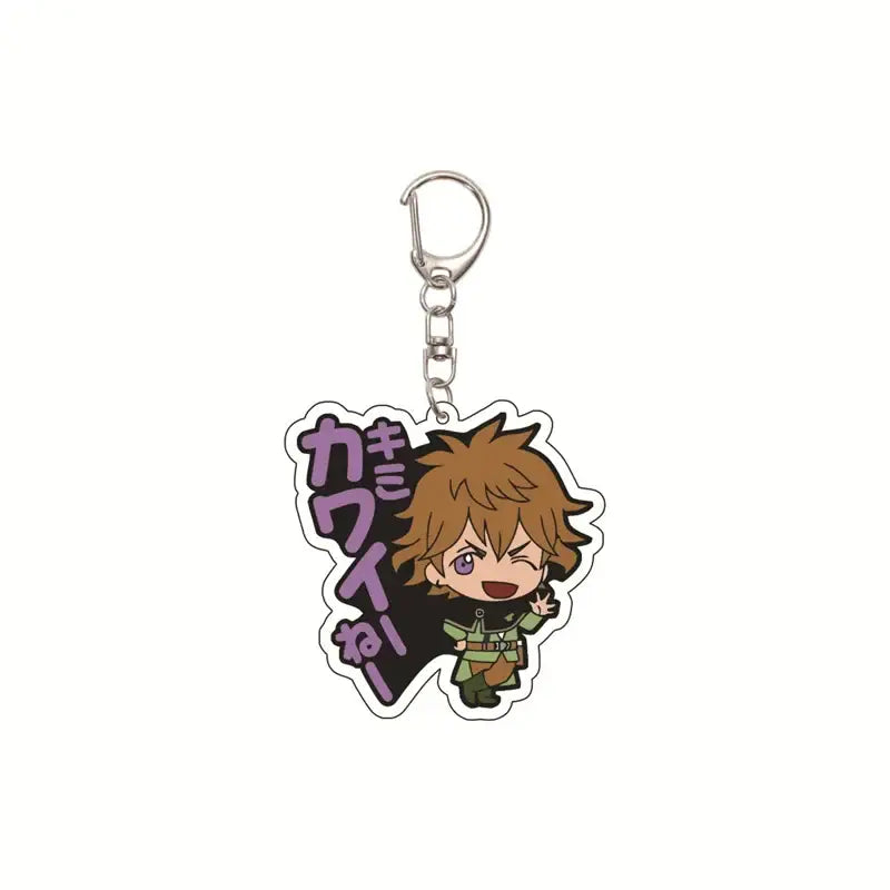 Black Clover Asta Acrylic Keychain – Bag Pendant