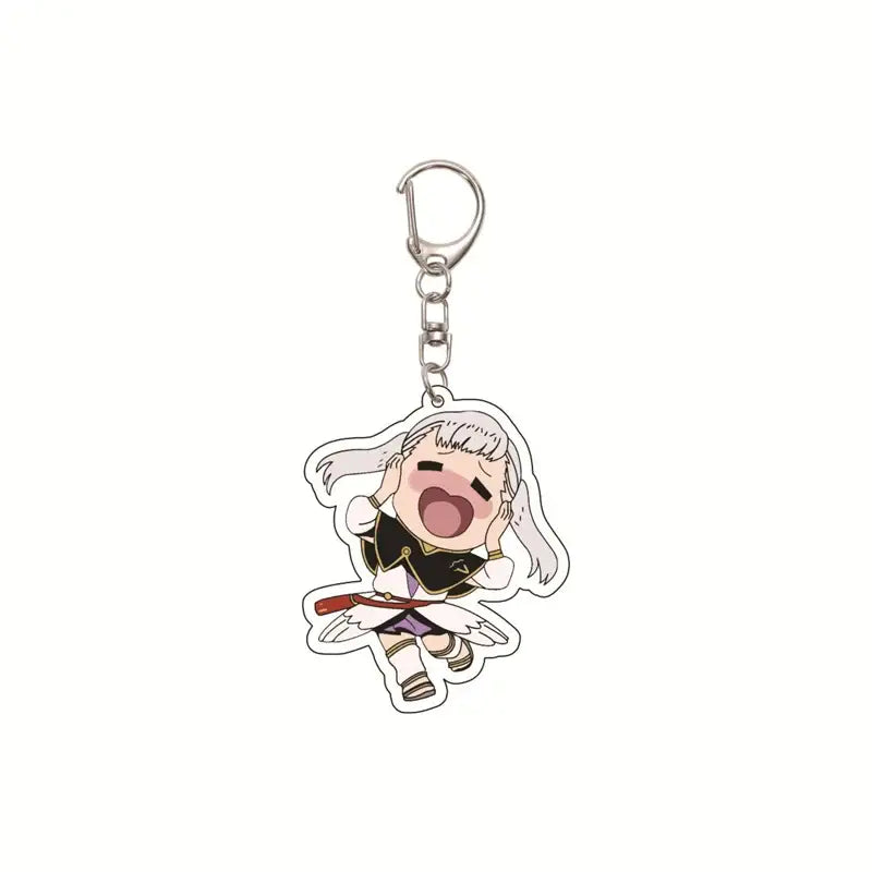 Black Clover Asta Acrylic Keychain – Bag Pendant