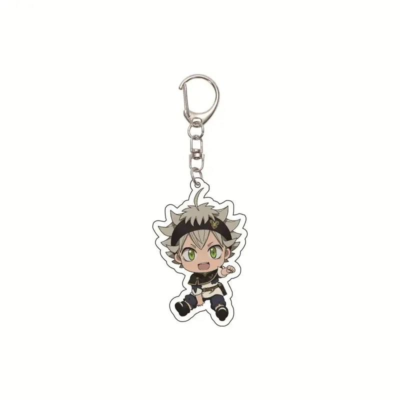 Black Clover Asta Acrylic Keychain – Bag Pendant