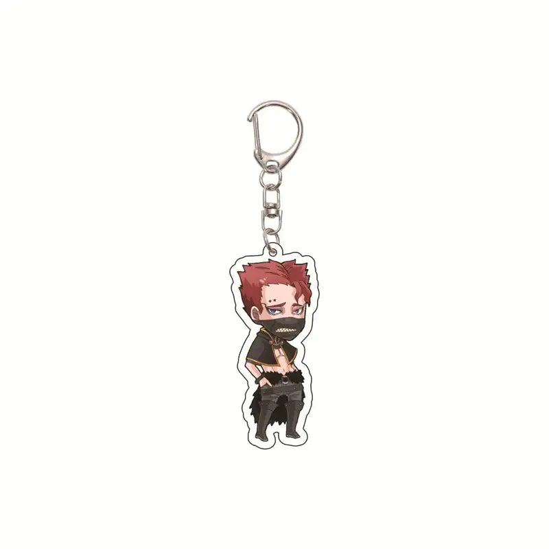 Black Clover Asta Acrylic Keychain – Bag Pendant