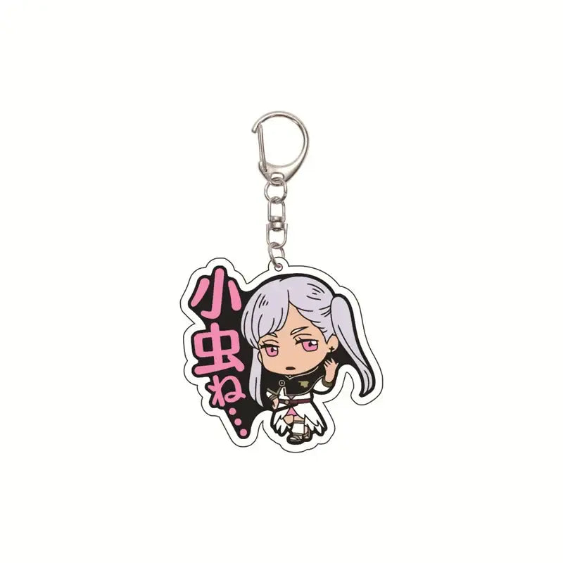 Black Clover Asta Acrylic Keychain – Bag Pendant