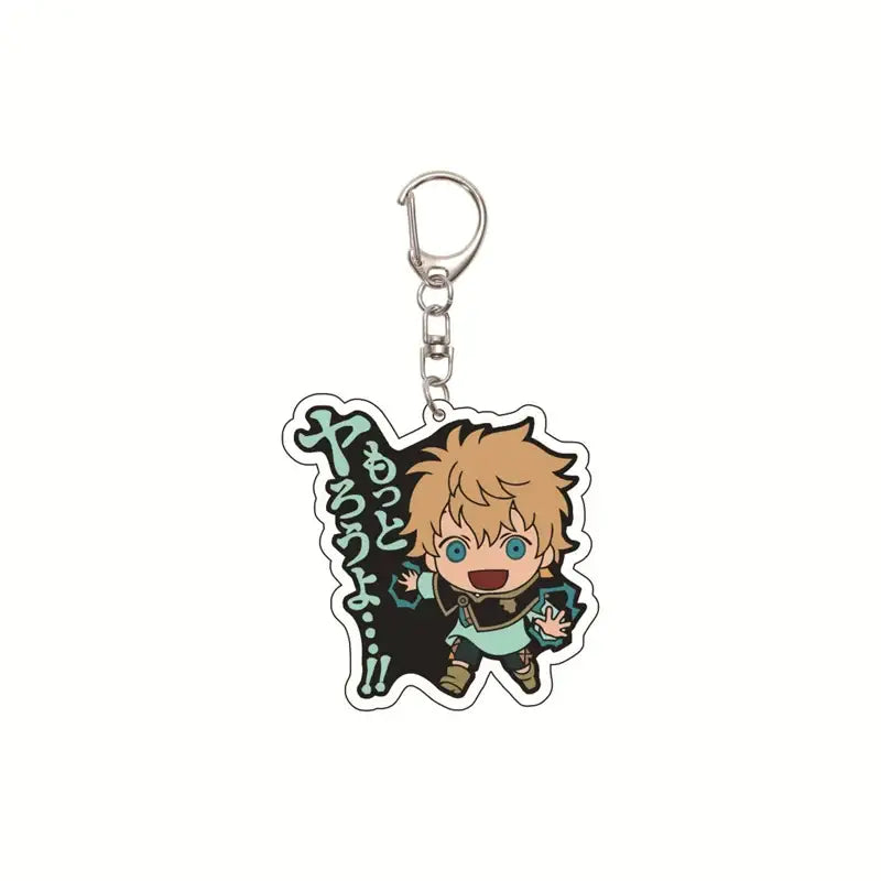 Black Clover Asta Acrylic Keychain – Bag Pendant