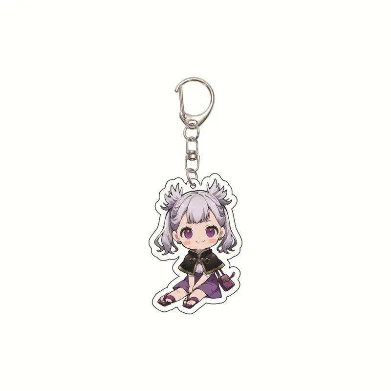Black Clover Asta Acrylic Keychain – Bag Pendant