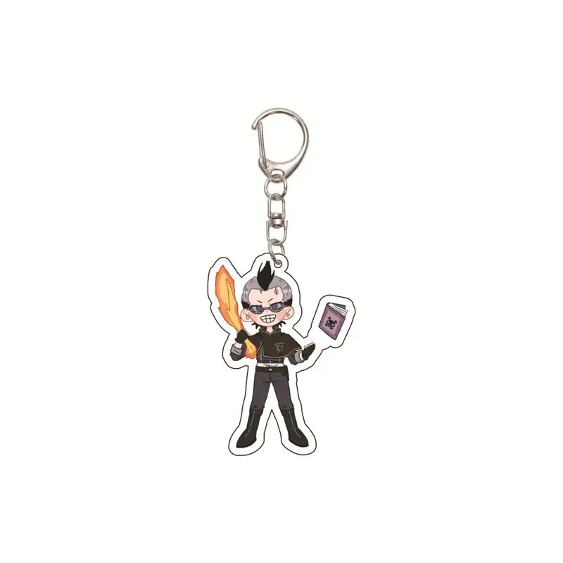 Black Clover Asta Acrylic Keychain – Bag Pendant