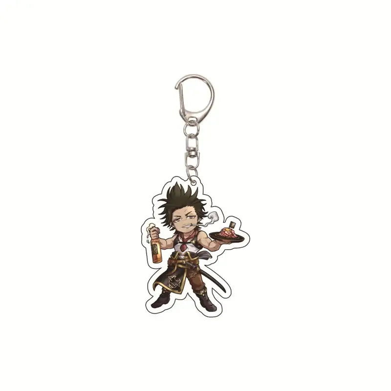 Black Clover Asta Acrylic Keychain – Bag Pendant