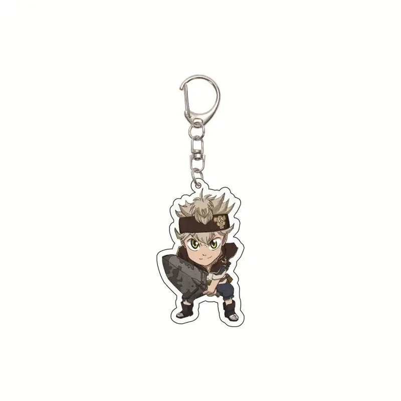Black Clover Asta Acrylic Keychain – Bag Pendant