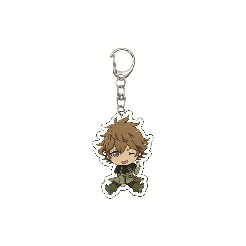 Black Clover Asta Acrylic Keychain – Bag Pendant