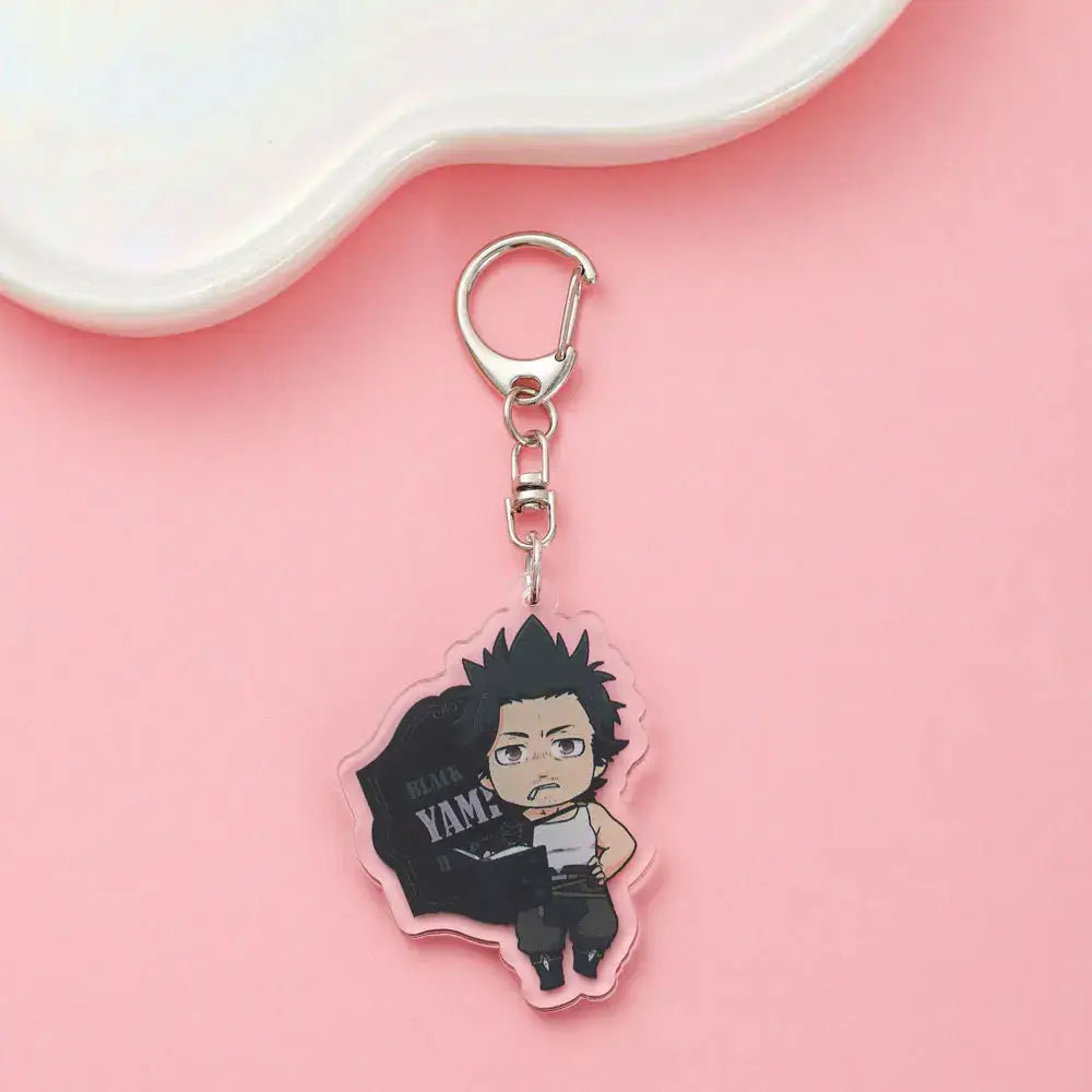 Black Clover Asta Acrylic Keychain – Cute Backpack Charm