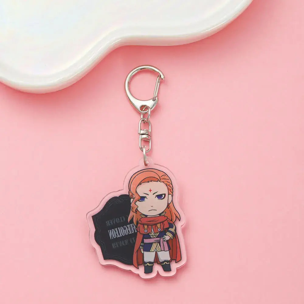Black Clover Asta Acrylic Keychain – Cute Backpack Charm