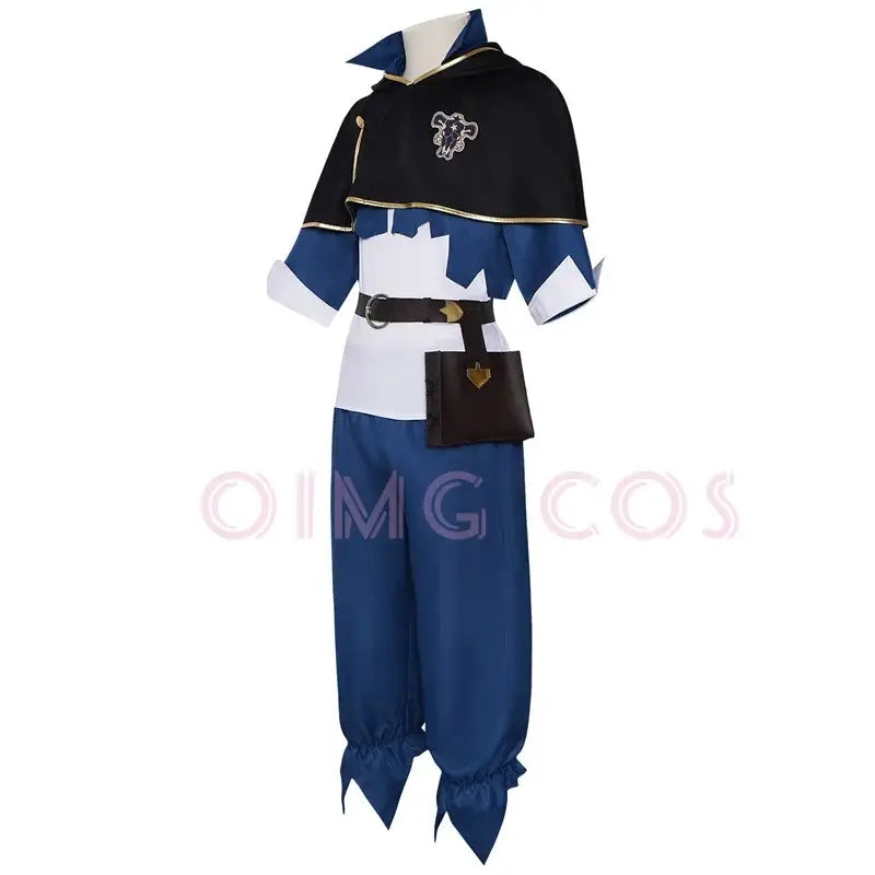 Black Clover Asta Cosplay Costume – Adult Uniform