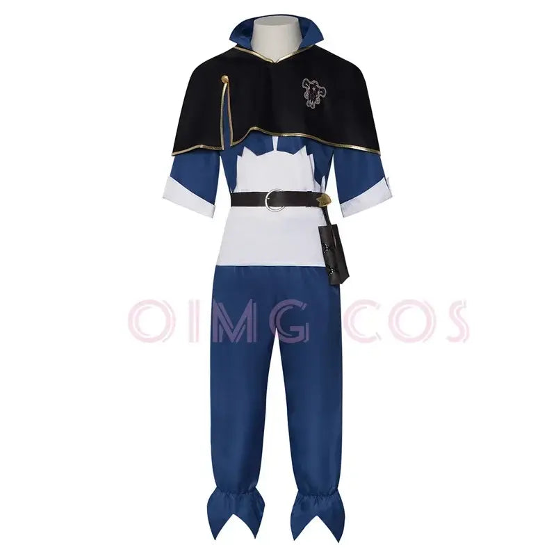 Black Clover Asta Cosplay Costume – Adult Uniform